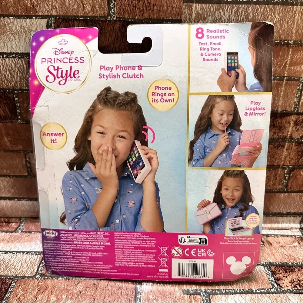 Disney Princess Style Play Phone & Stylish Clutch - Pink